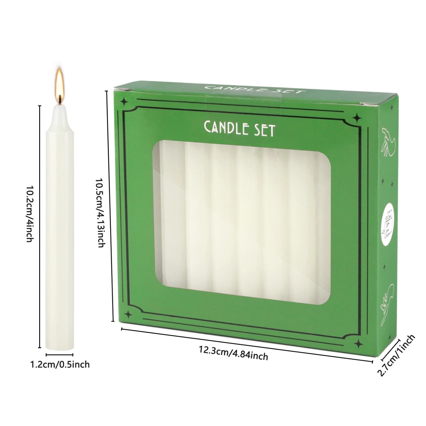 The White Candle Set