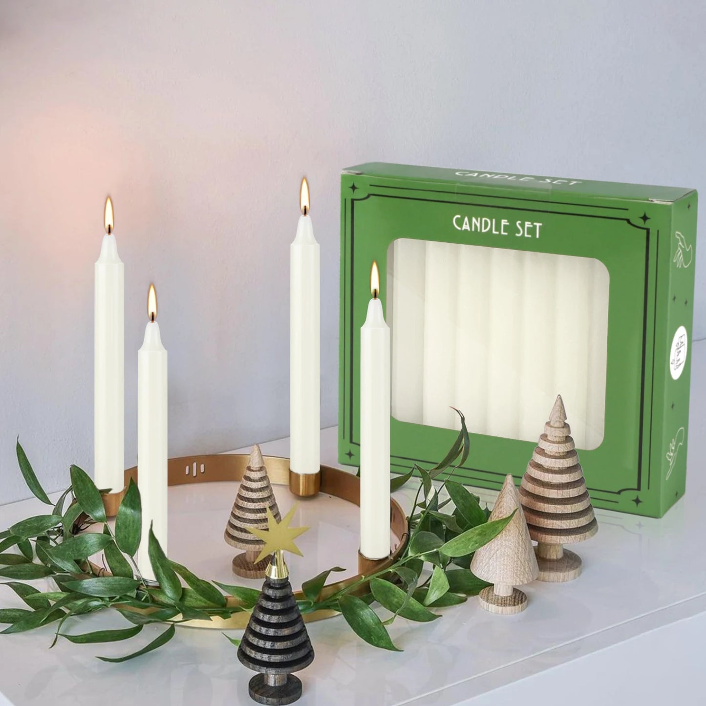 The White Candle Set